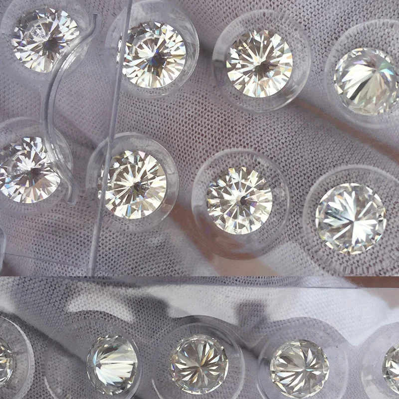 Хит продаж новый стиль dvvs белого цвета свободные Муассанит 0 3 carat-1Carat круглой формы высокое качество