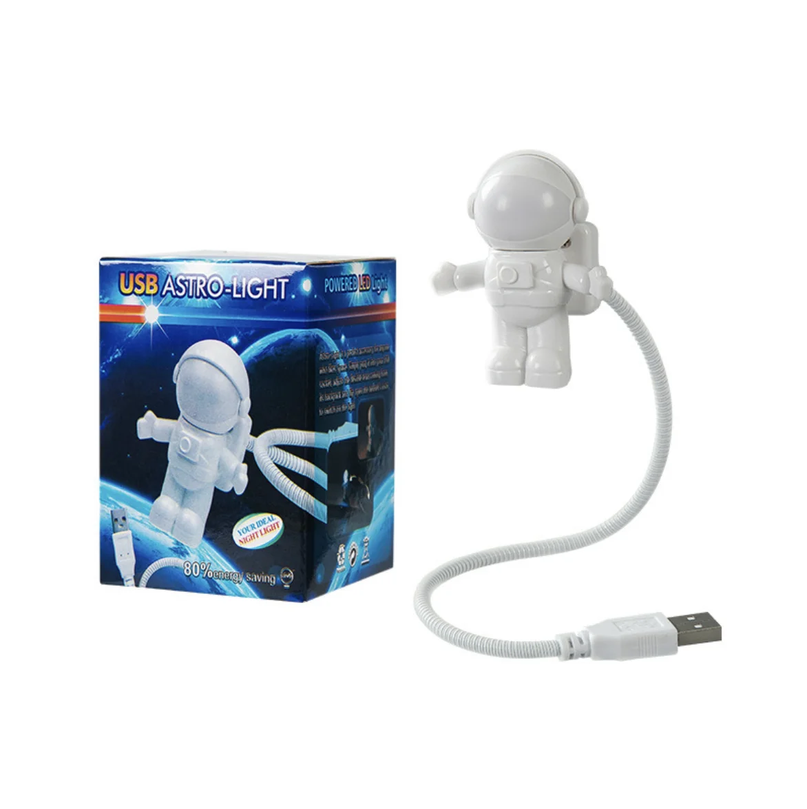 Cheapest Promotional gift Astronaut USB gadget night light with logo printing