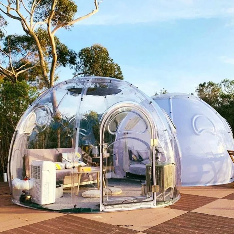 Clear Wholesale Price Bubble Transparent luxury tents hotel PC Domes Polycarbonate Starry Sky Bubble Room