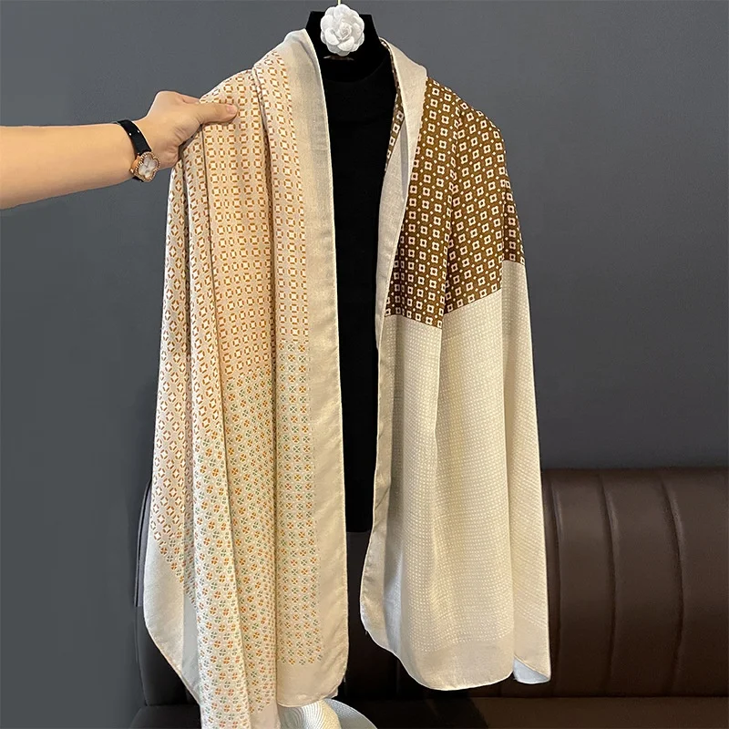 High Quality New Style Luxury Cotton Linen Scarf Other Ethnic Style Floral Scarves Fashion Print Shawl Wrap Turban Women