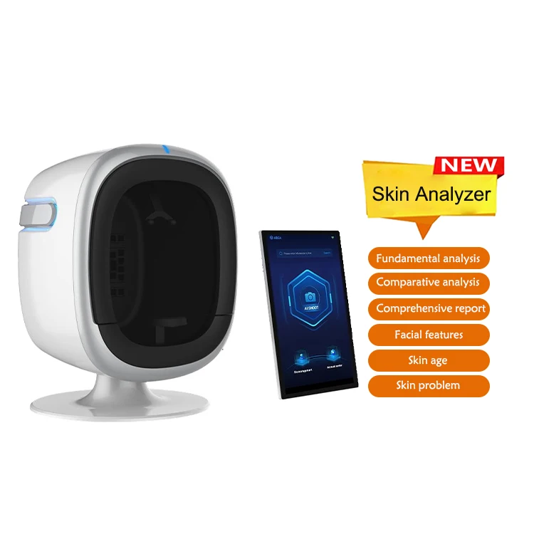 3D Facial O1 Spectrum Skin Analyzer Machine Ai Intelligent Skin Test Analysis Acne Face Scanner