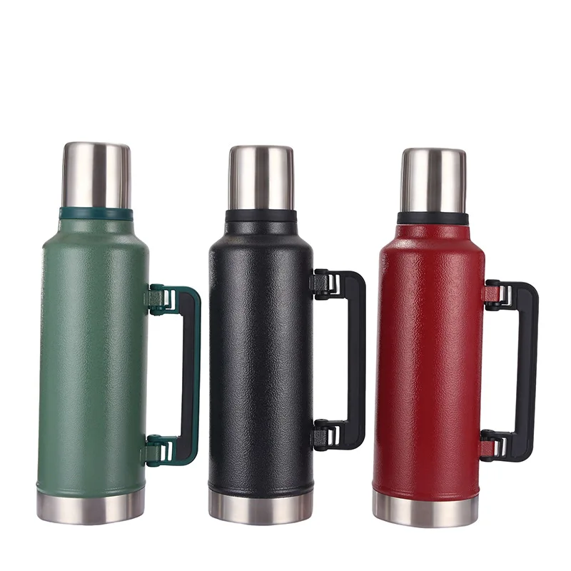 High Quality 1300ml Outdoor Camping Stainless Steel Double Wall Vacuum Flask Termos Water Bottle Thermos Travel Pot