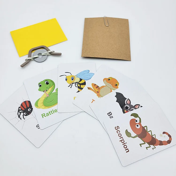 Novelty Prank Toy Card Scary Envelope Prediction Animal Card Envelope Insect Predict Gimmick Cards Joke Toy Magic Trick Props