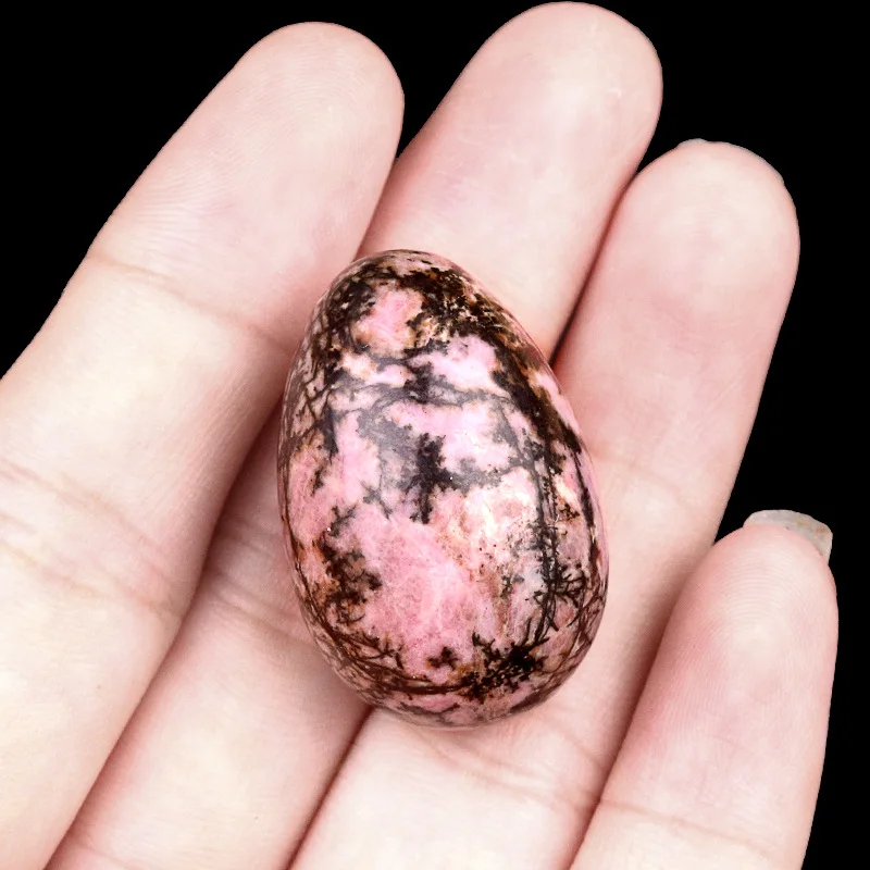 Natural Crystal Mini Egg Jewelry Manufacturers Wholesale Jade Polished Bird Eggs Unakite Jewelry For Women And Men