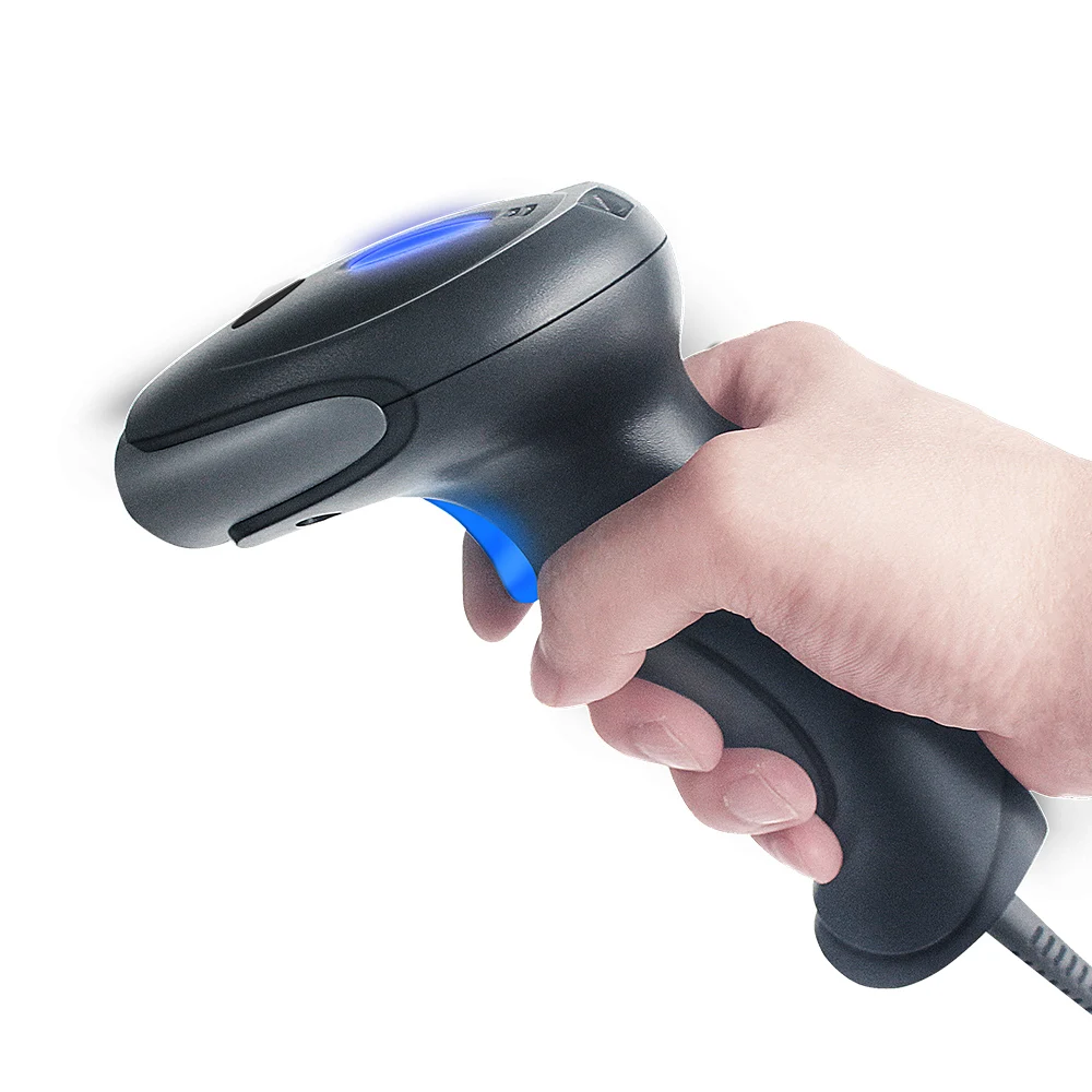 
8501 Portable 1D 2D Automatic HANDHELD Laser Bar Code Reader POS SCANNER Wireless Qr Code Barcode Reader Scanner Barcode 