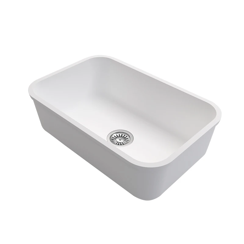 RLD101 Elegant Italian Style Artificial Stone Magics Modified Acrylic Solid Surface Counter Top Wash Hand Sink Customized