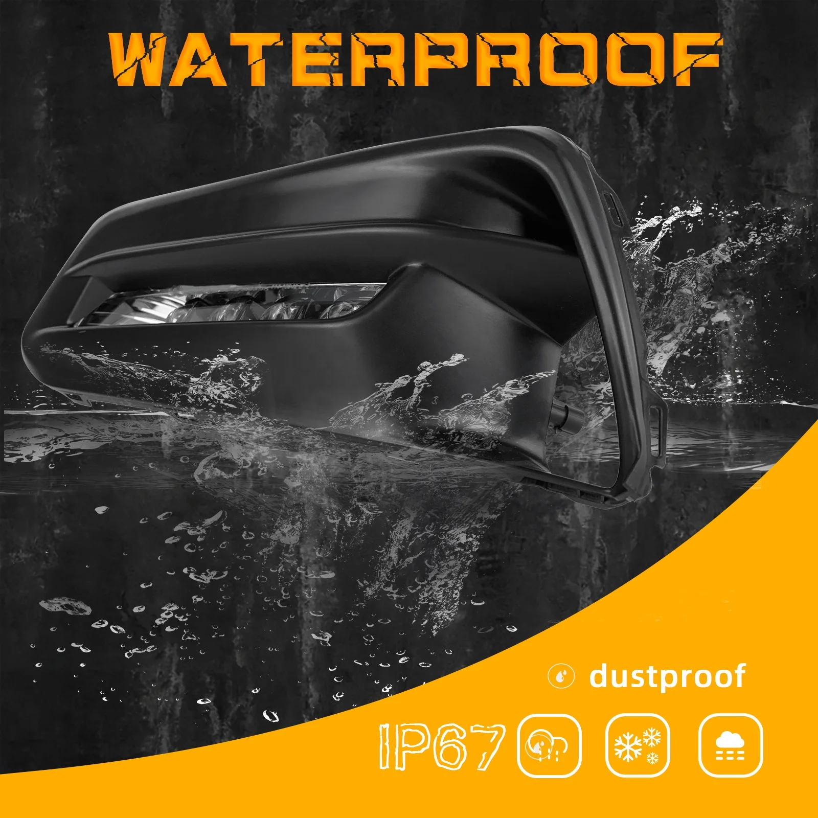 LED Fog Lights For Honda Accord 2016-2021 Driving Fog Lamp With Daytime Running Light