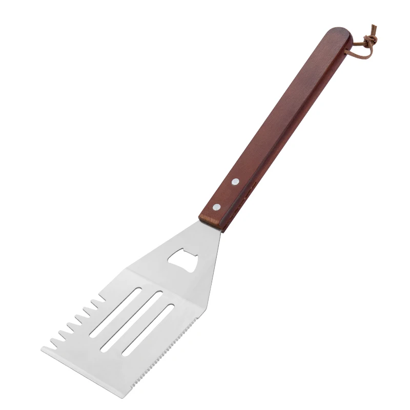 2cr13 Stainless Steel BBQ Tool Set with Solid Hard Wood Handles BBQ Grill Tools Set