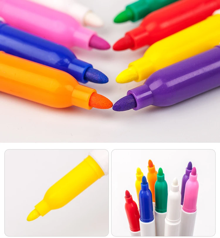 Non dangerous Low Odor Non toxic Vivid And Vibrant Color Water Base Wet Erase Liquid Chalk Marker