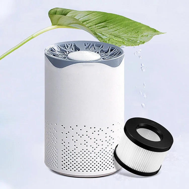 Funtogether new usb ultraviolet lamp cleaner home desktop hepa filter air purifier