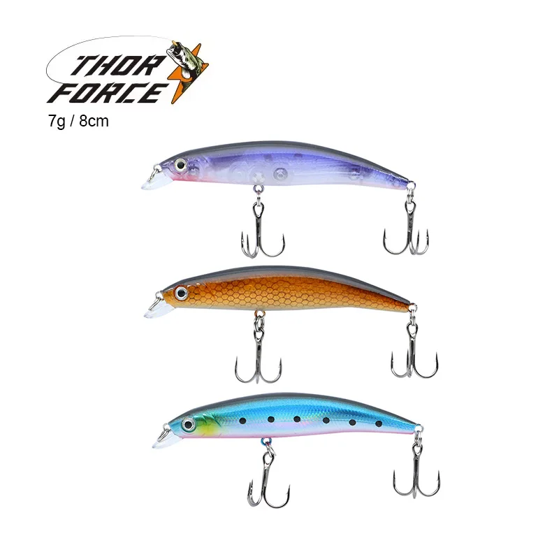High Quality Artificial  Noise Making jerk Baits minnow  Lures For Fishing