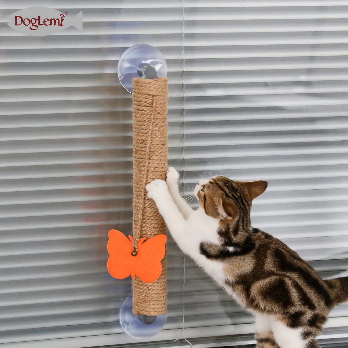 Cat Toy Scratcher  Post Sucker Tall Cat Scratching Post
