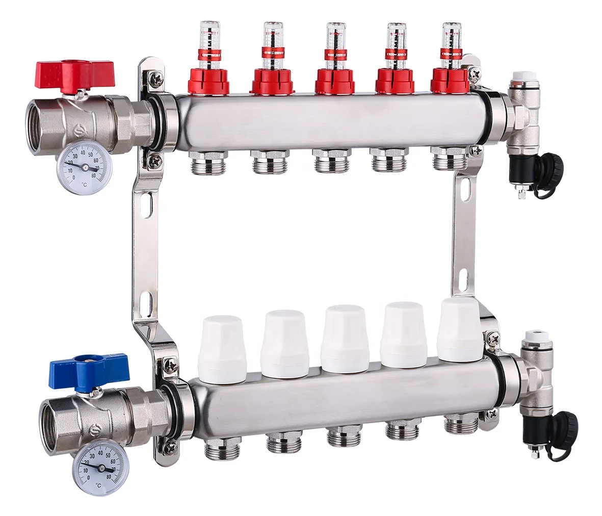 Sunfly XF26013 Manual Adjustment Radiant heating manifold for high quality stainless steel manifold for floor heating