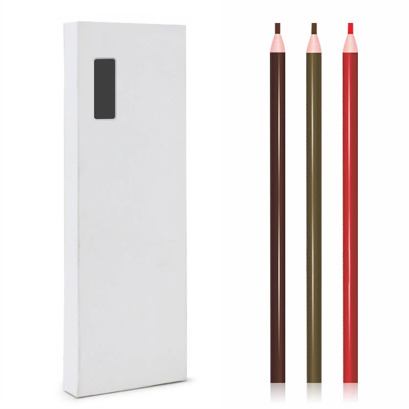 Private Label Cosmetics Makeup 7 Colors Brow Pencil Long Lasting Waterproof Microblading White Eyebrow Pencils