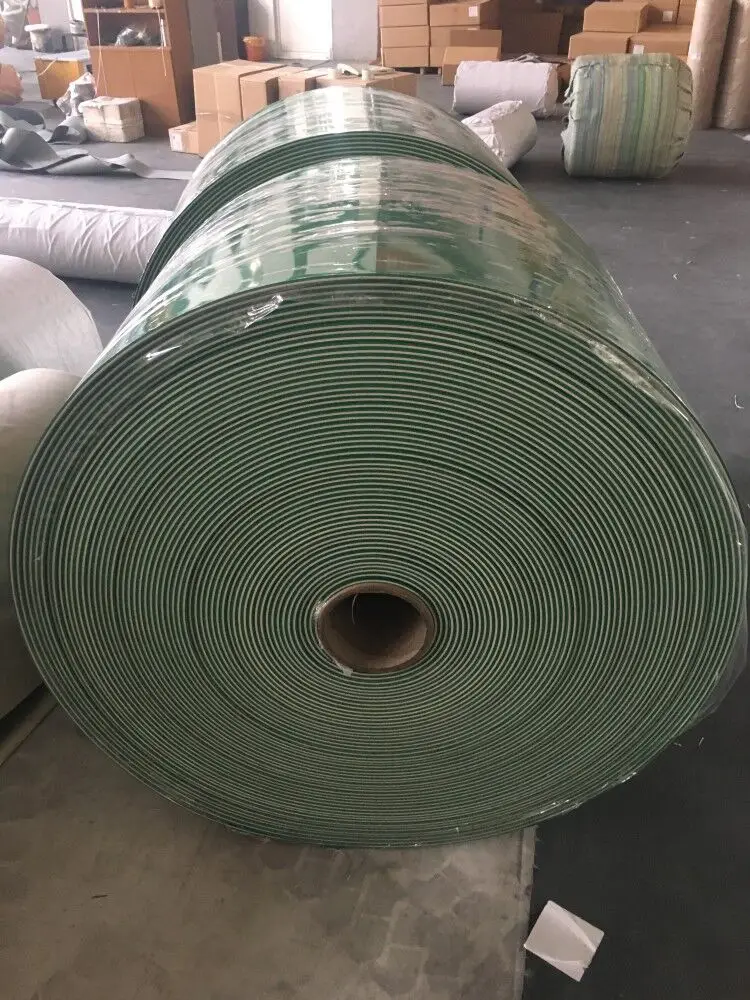 EP100 EP200 green rubber conveyor belt