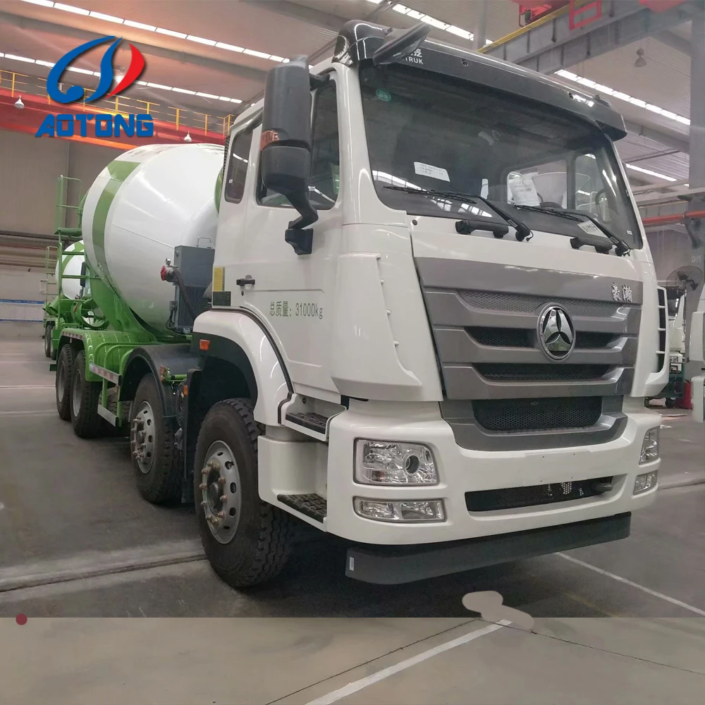 4 -15 cubic brand self loading medium mini or concrete mixing pump cement mixer truck price