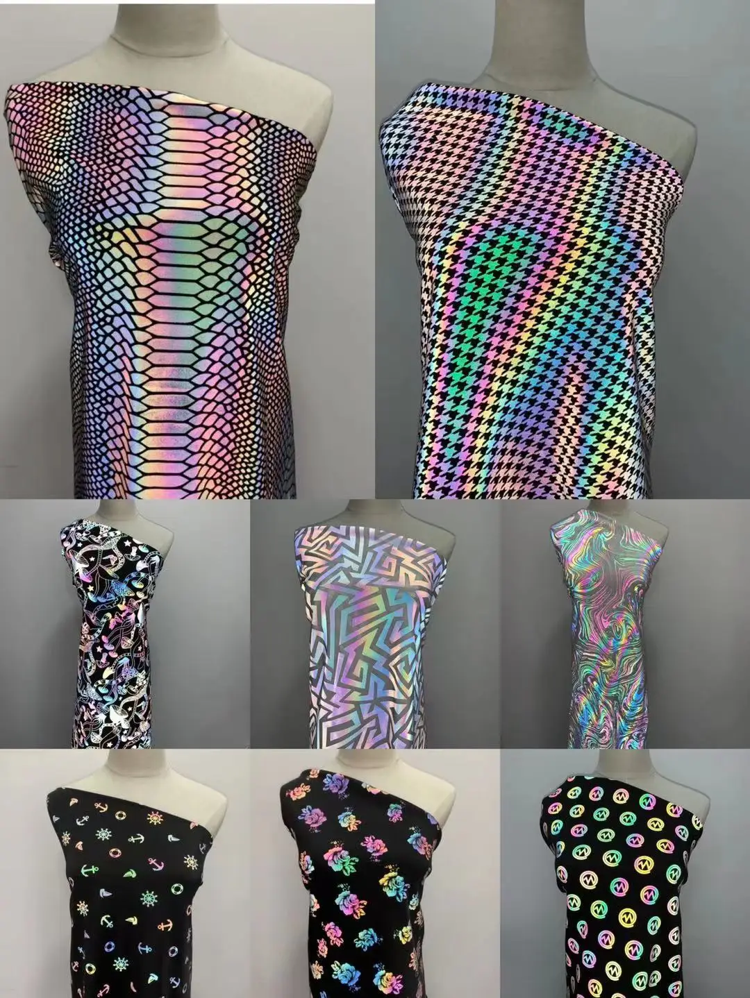 reflective fabric stretch reflective fabric waterproof reflective fabric for clothing