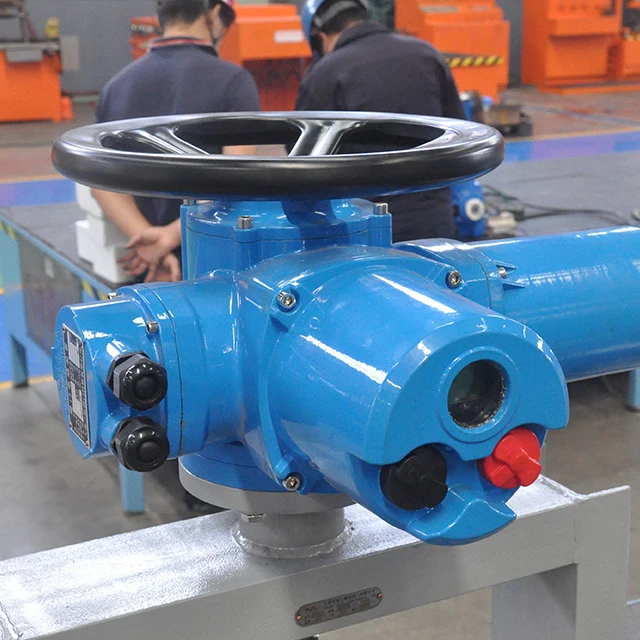 Heavy Duty Rotary Vertical Horizontal Motor Knife Slide Gate Valve Electric Actuator Carbon Steel General Custom Size 12 Months
