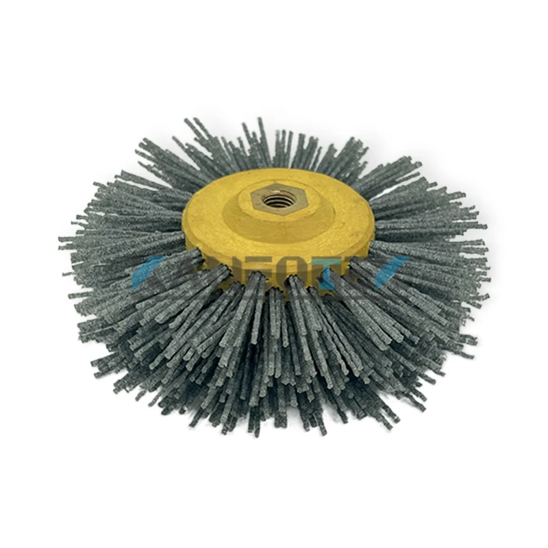 KANEOTEK Silicon Carbide Antiquing Abrasive Brushes Filament Wheel For Granite Marble Stone & Concrete