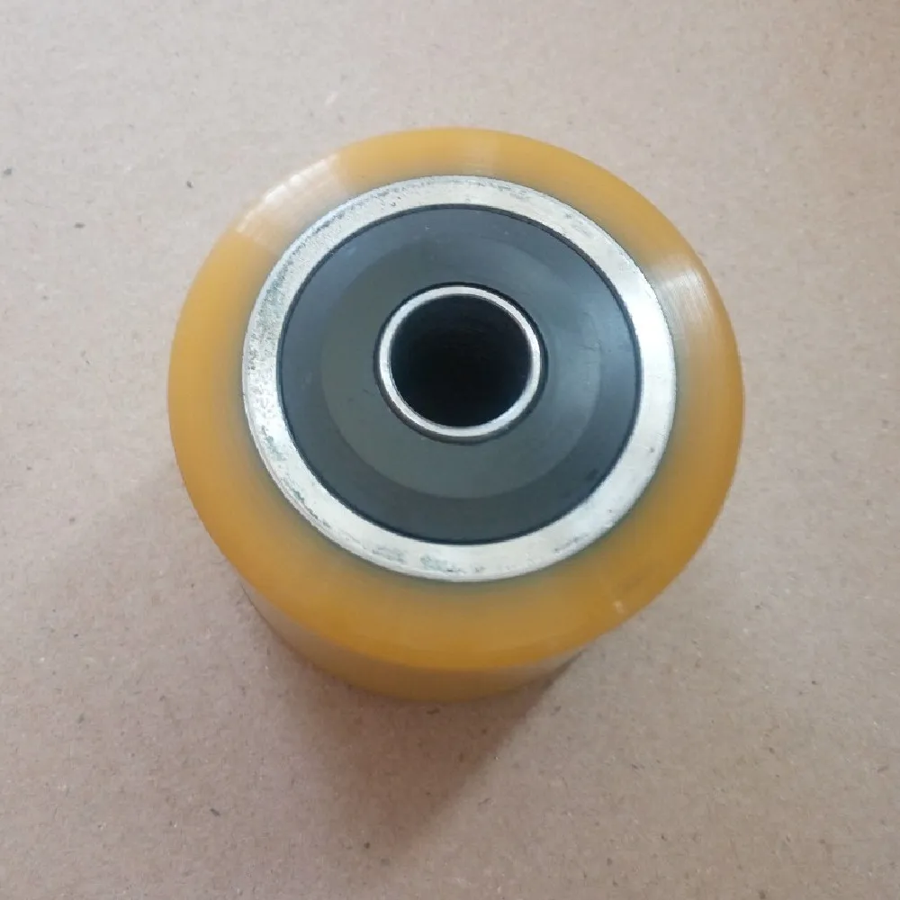 Low cost Long Service Life 85x75/80-20 mm PU Polyurethane Load Roller Wheel for Electric Forklift/ Truck