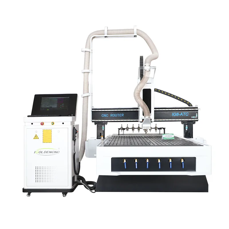 cnc wood carving router 1325 3 axis wood router cnc milling machine with automatic tool change