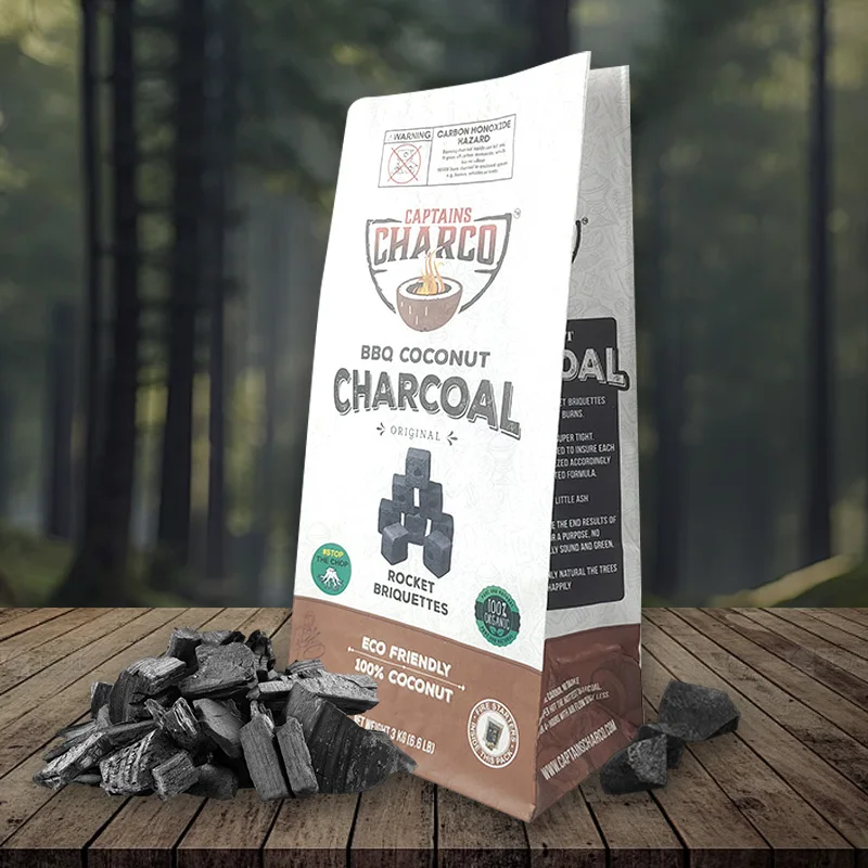 coal 3 5 9 kg grilling charcoal empty BBQ charcoal briquette packaging bags paper bags for coal