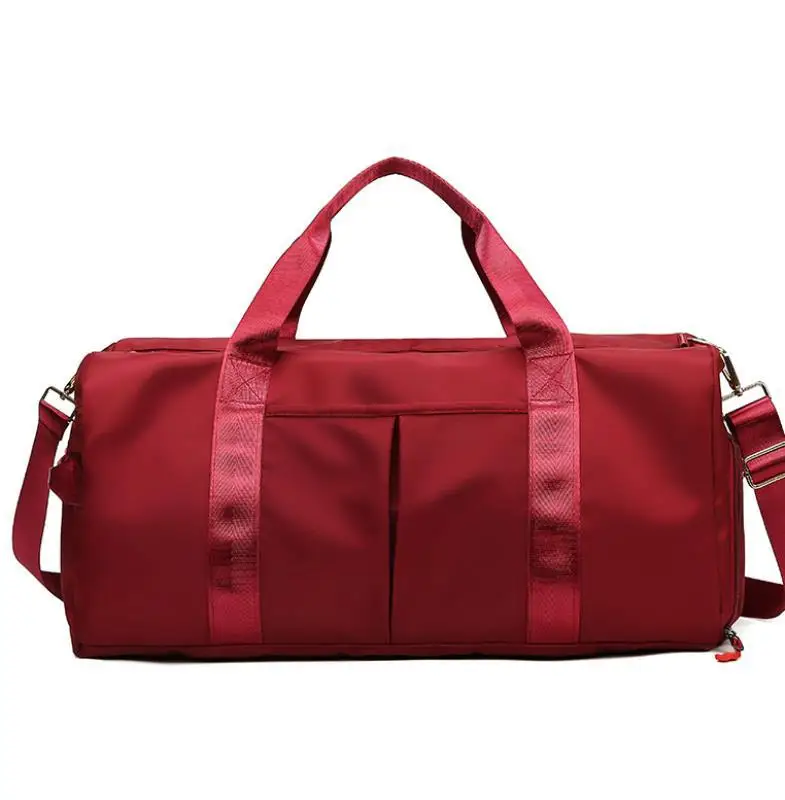Wholesale Light Weight High Quality Duffle Bag High Capacity Women Sports Print Duffle Gym Bags with Yoga Mat Holder
