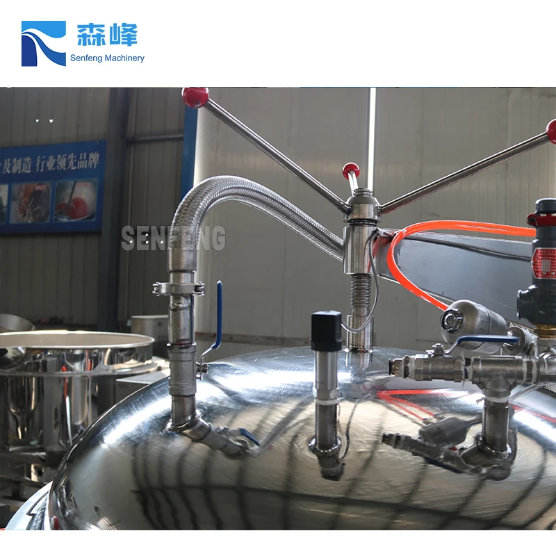 Factory Supply Olla A Presion Industrial De Acero Inoxidable De Alta Temperatura Para Procesamiento De Alimentos