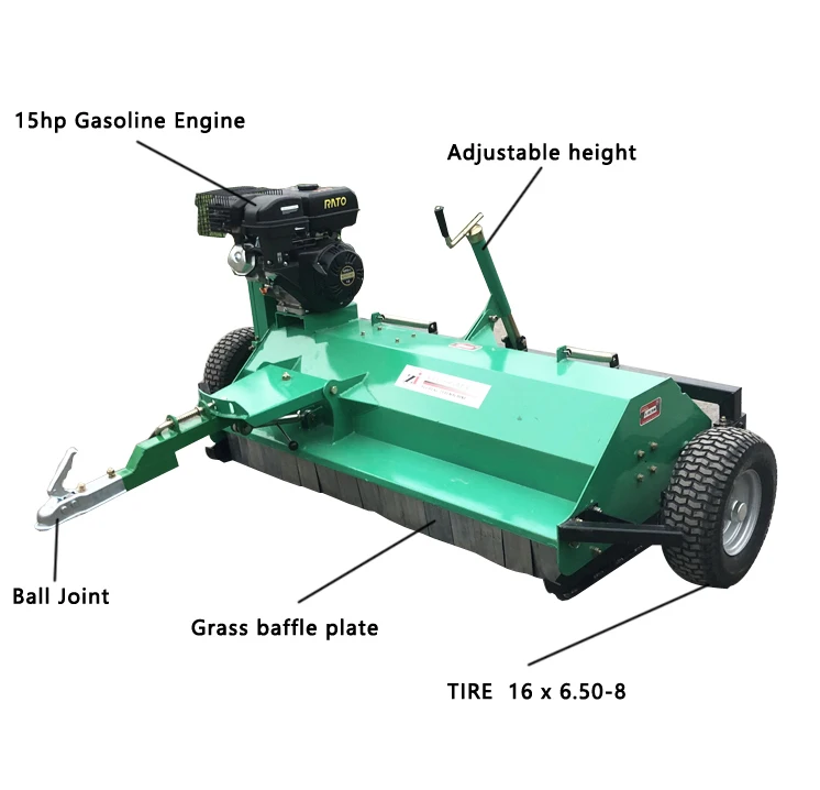 truck mounted ATV mower for garden