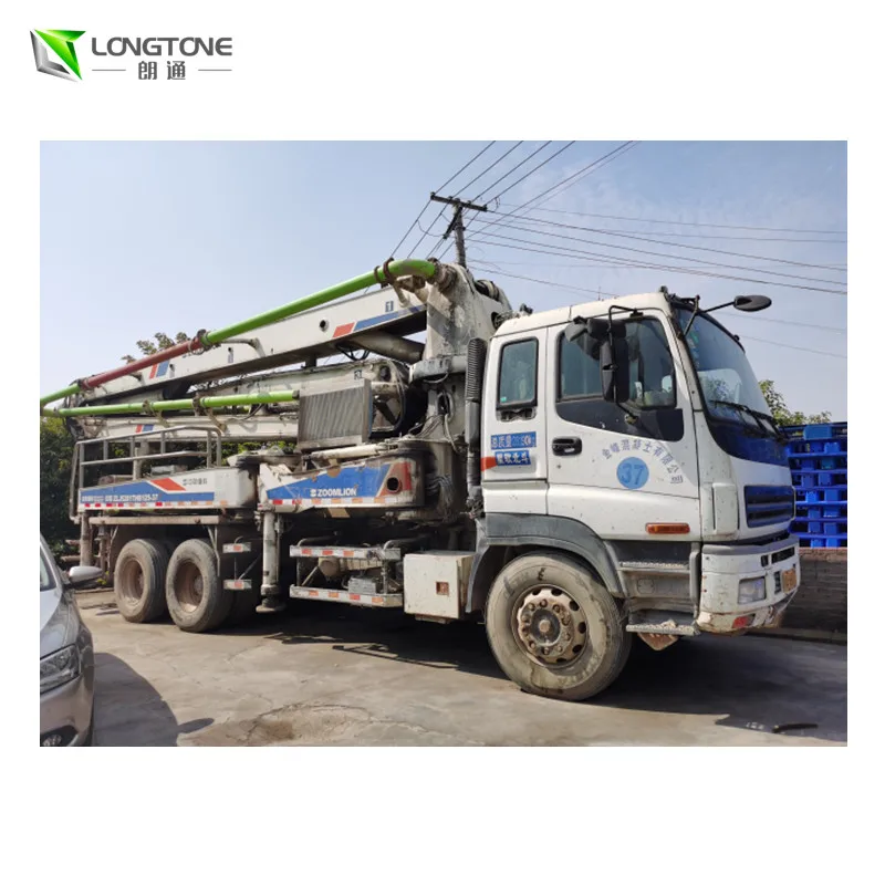 Solid reputation Factory price concrete pump mixer truck used for BOOM B6RZ 49