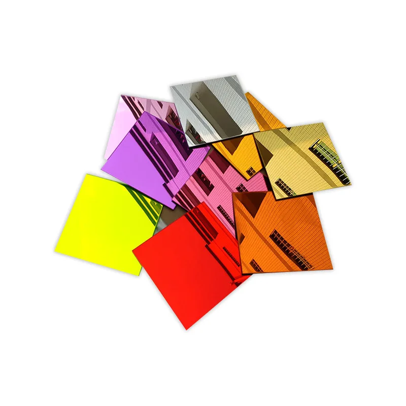 YOUYIZUO 3Mm Acrylic Sheet 1220*2440Mm Acrylic Decorating Mirror Sheet Gold Silver or Colorful Mirror Sheet Glass