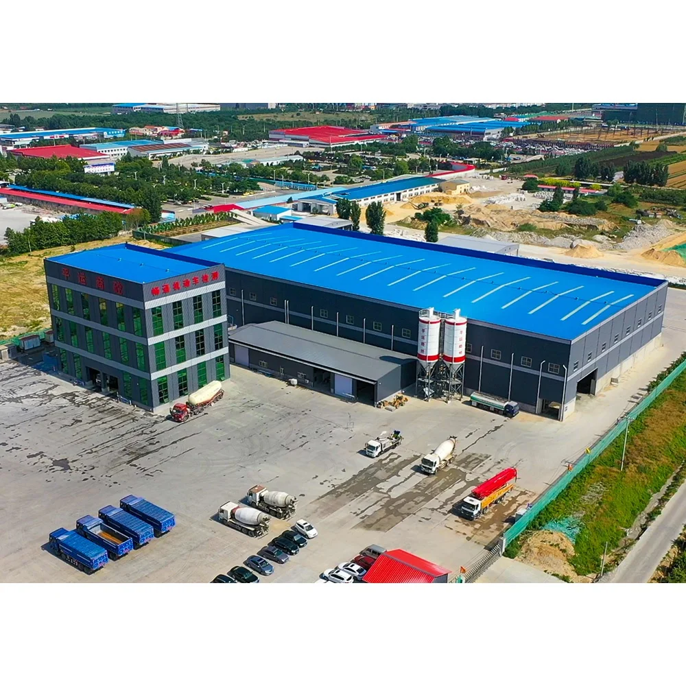 Многопролетный стальной конструкции, Сборный Металлический ангар/цех/завод складов