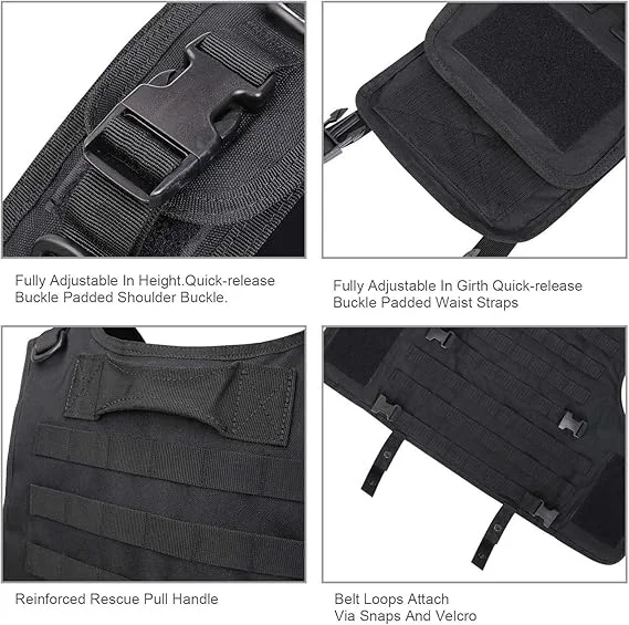 Tactical air gun color bullet vest