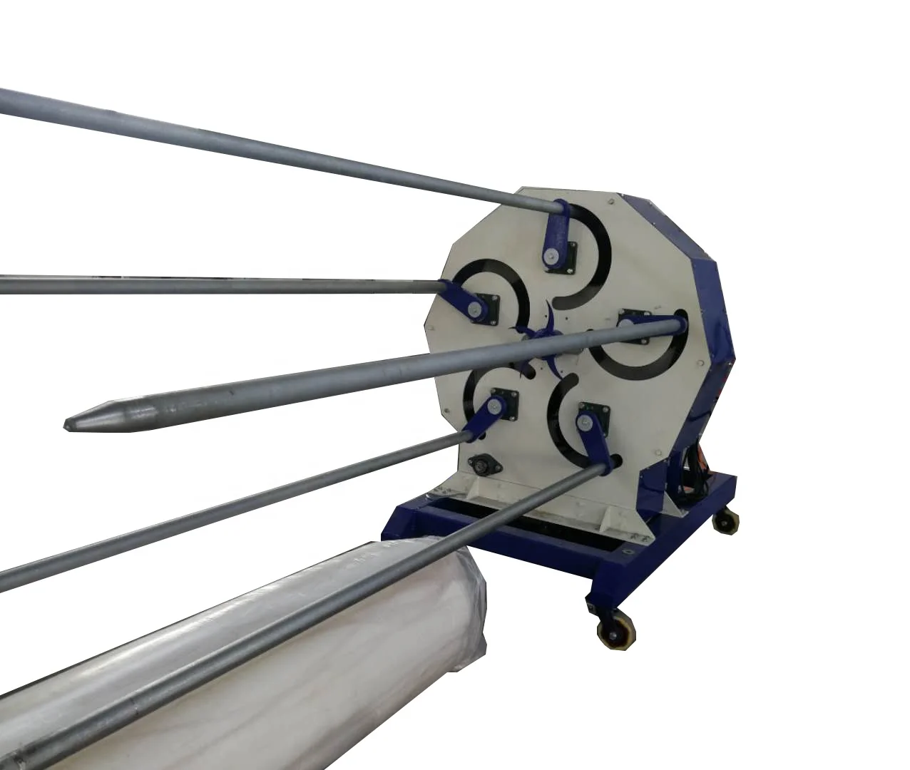 conveyor belt polyester wadding roll compression packing machine