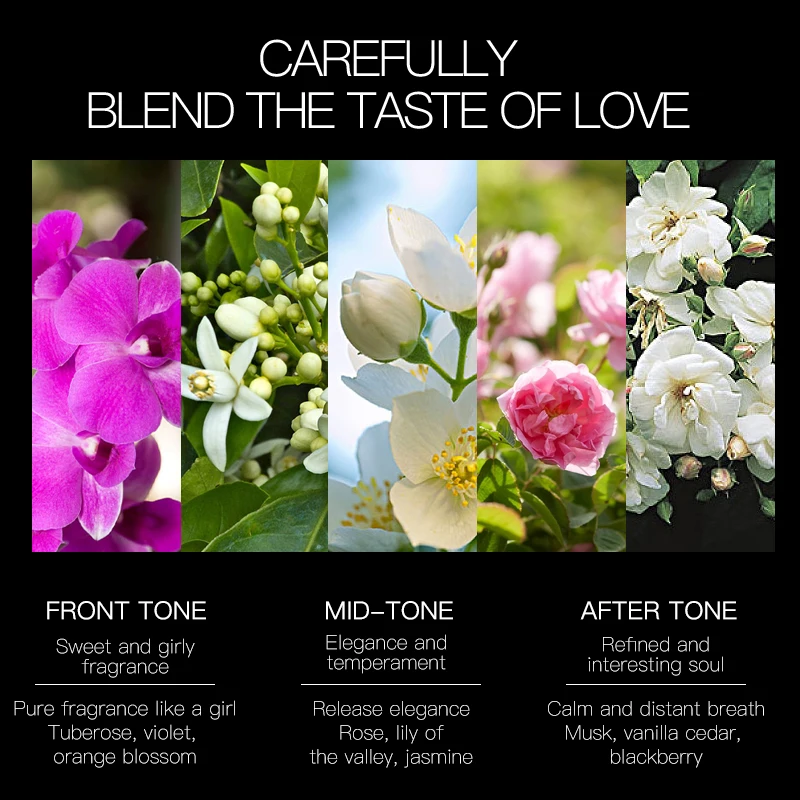 Anfany роскошный Долговечный Легкий аромат стеклянный флакон для женских духов