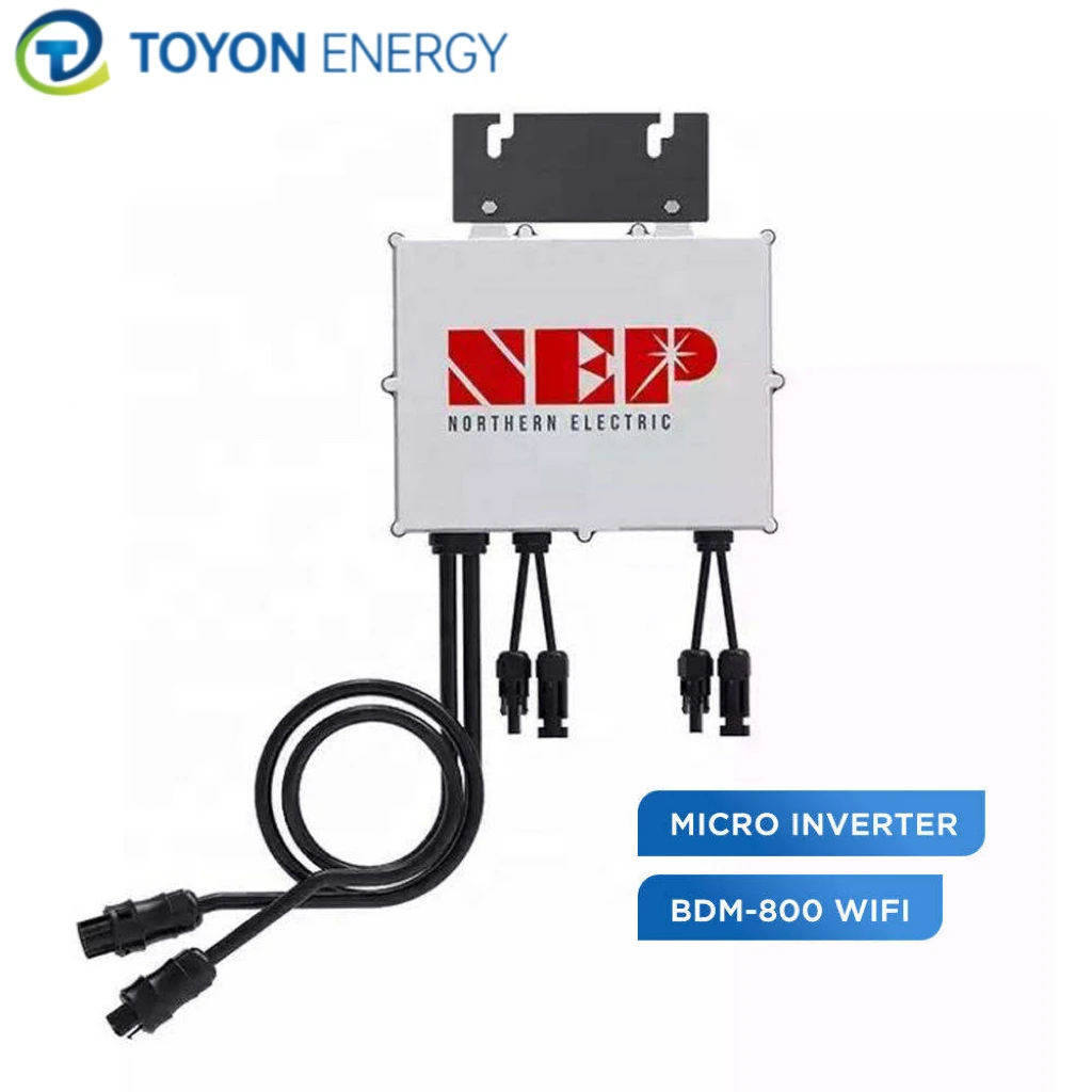 Микро инвертор NEP IP67 MPPT BDM 600 Вт 800 1000 на сетке 220/230Vac Солнечный микроинвертор для балконной солнечной системы