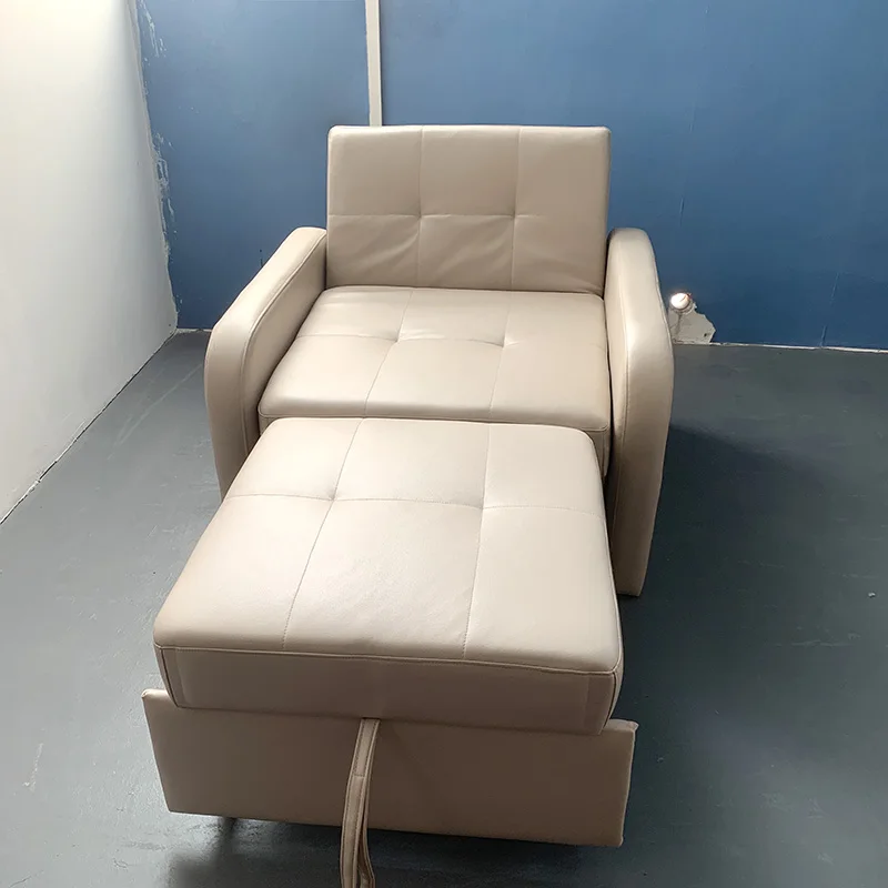 sofa bed synthetic leather fabric customization chair relax GENUINE LEATHER fold modern