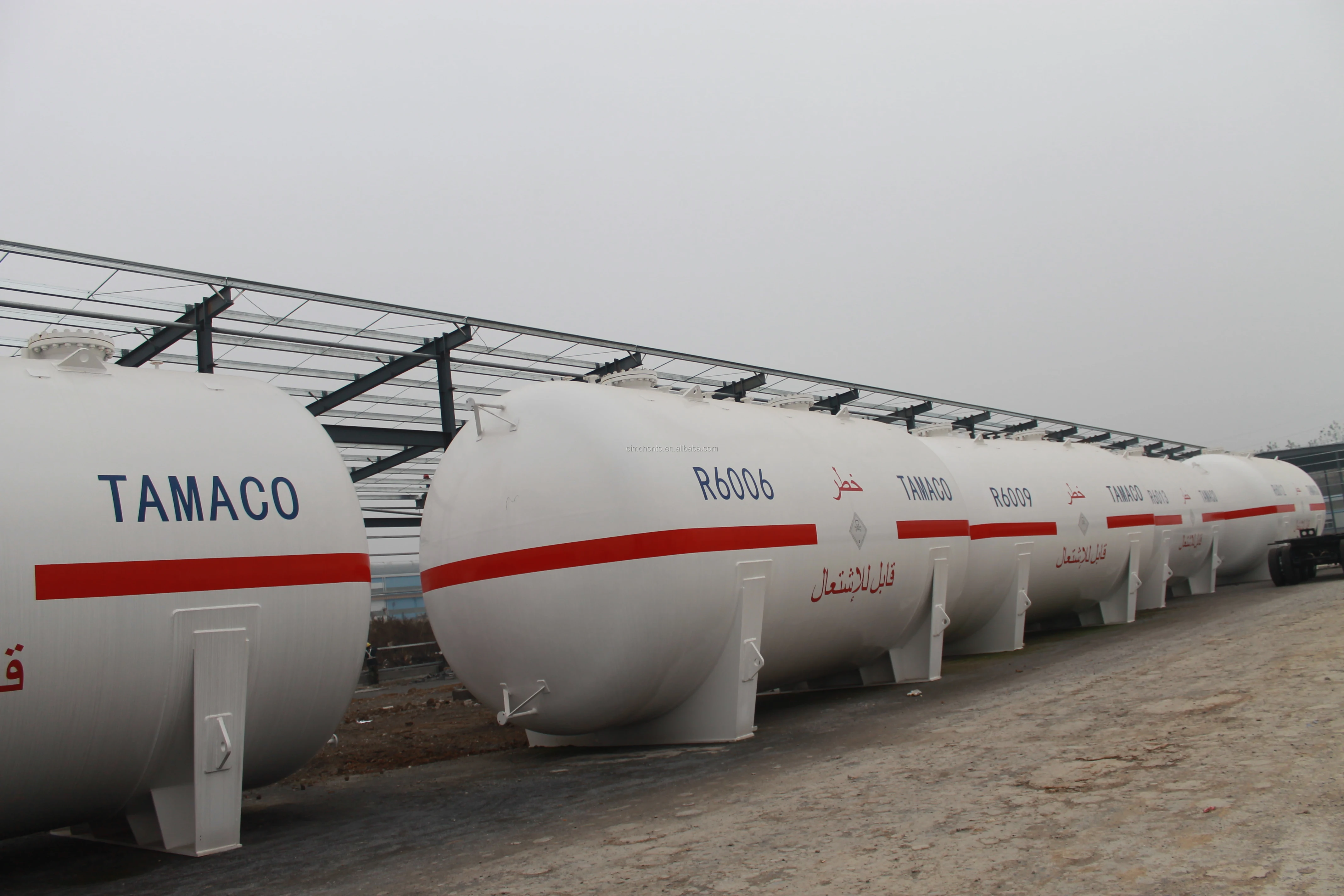 CIMC Hongtu ASME SA-516 17.325 Tons 35m3 Liquid Liquefied Anhydrous Ammonia Storage Tanks