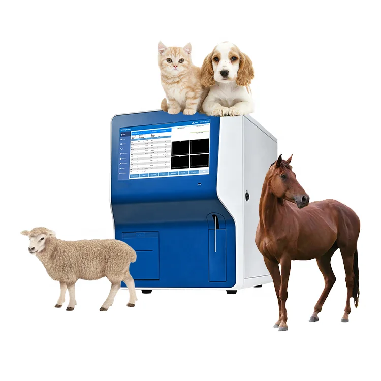 IN-B5000 Vet Auto Hematology Analyzer With Esr Clinical Blood Analyzer Analytical Instruments For Hospital Laboratory
