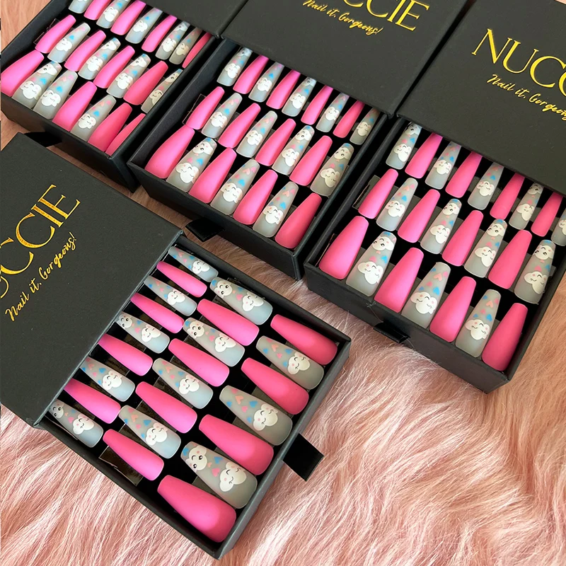 Nail Products ABS Customized Finger Nails Press on Fakenail Luxury Nail Accessories