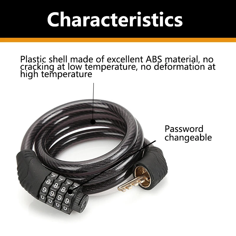 Professional Mountain Bike Disc Combination Bolt Gate Lock Iron Lock/Padlock With High Quality