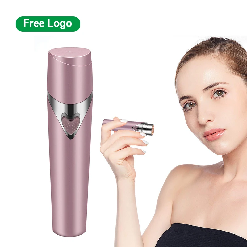 Cheap and practical facial razor for women Stainless steel double head razor Electric shaver