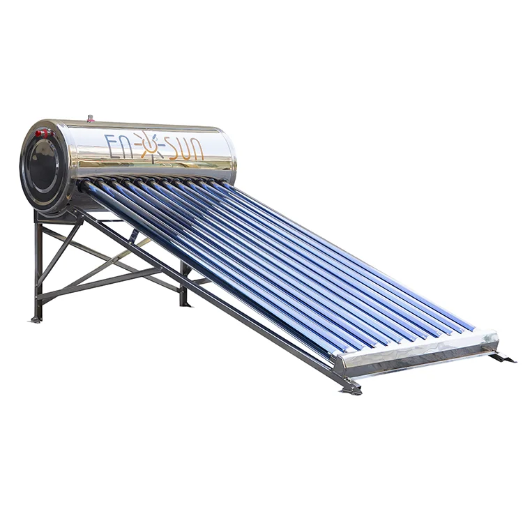 Home Solar Systems Rooftop Low Pressure Vacuum Tube Stainless Steel Solar Water Heater 100L 200L 300L Price