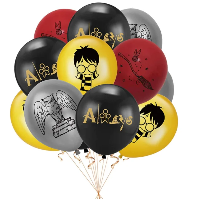 Harry Theme Party Balloons Latex Harry Party Decorations Balloon for Kids baby Boys Girls Wizard Theme Birthday Party Supplies