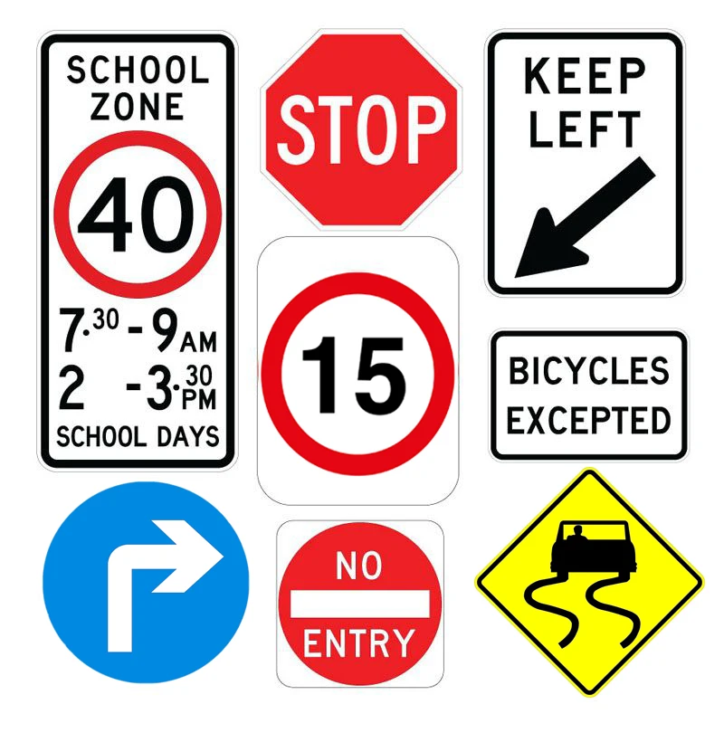 Customisable Traffic Sign vehicle speed warning signs Aluminum road reflective warning signs