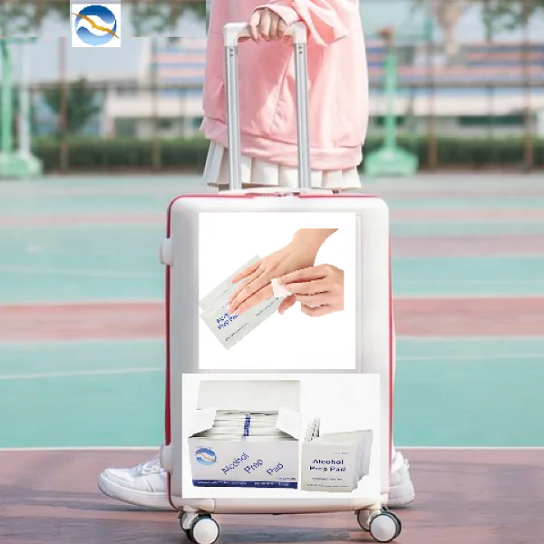 Нетканая ткань под заказ 70% изопропиловая спиртовая прокладка