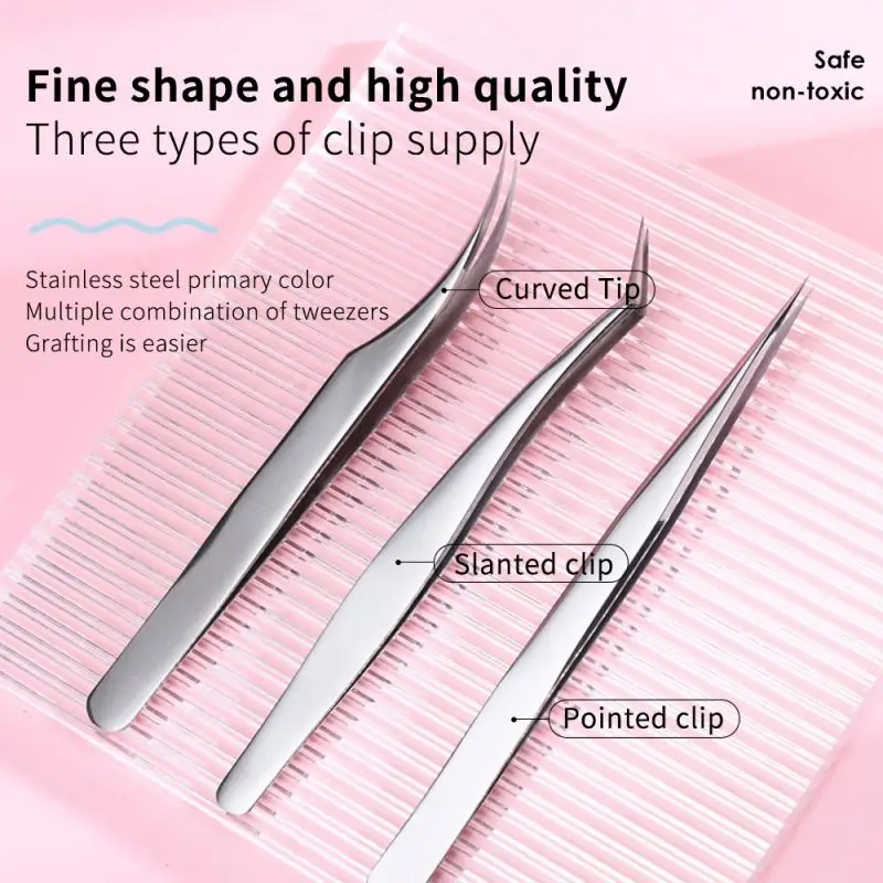 Beauty Wholesale Portable Practice Eyelash Extension Tweezers Training Kit Practice Eye Lash Extension Kit