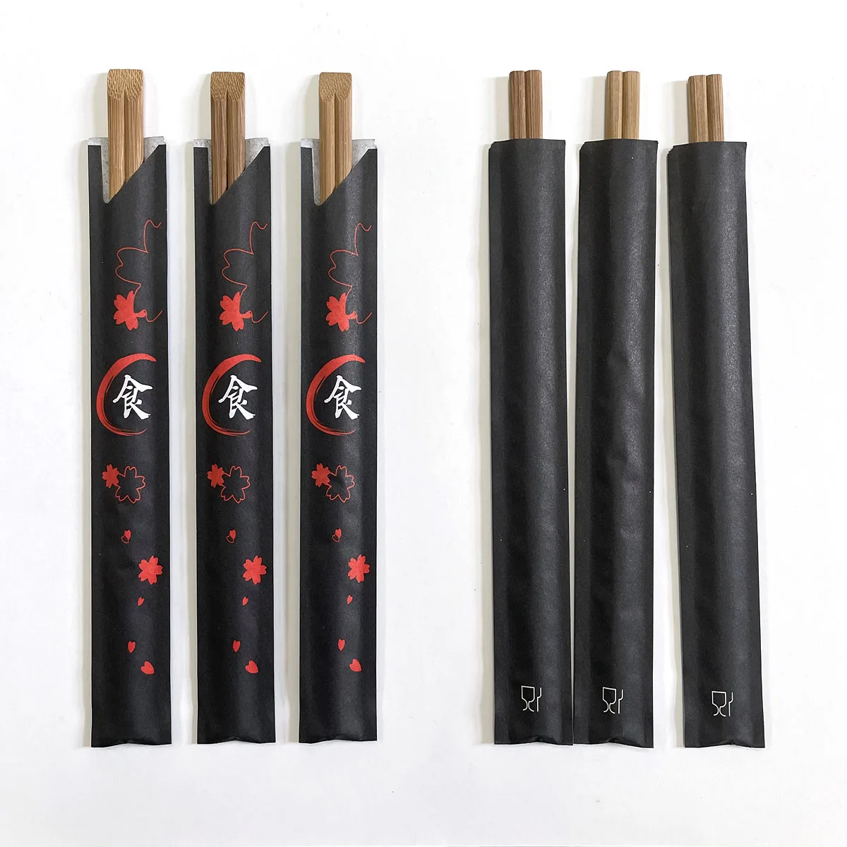 Бумажные палочки для еды, одноразовые Семейные бамбуковые палочки для еды, пищевые палочки для еды