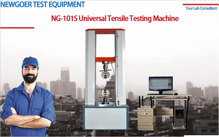 50KN 100KN 200KN 300KN  Tensile Breaking Strength And Elongation Testing Apparatus Universal Tensile Tester