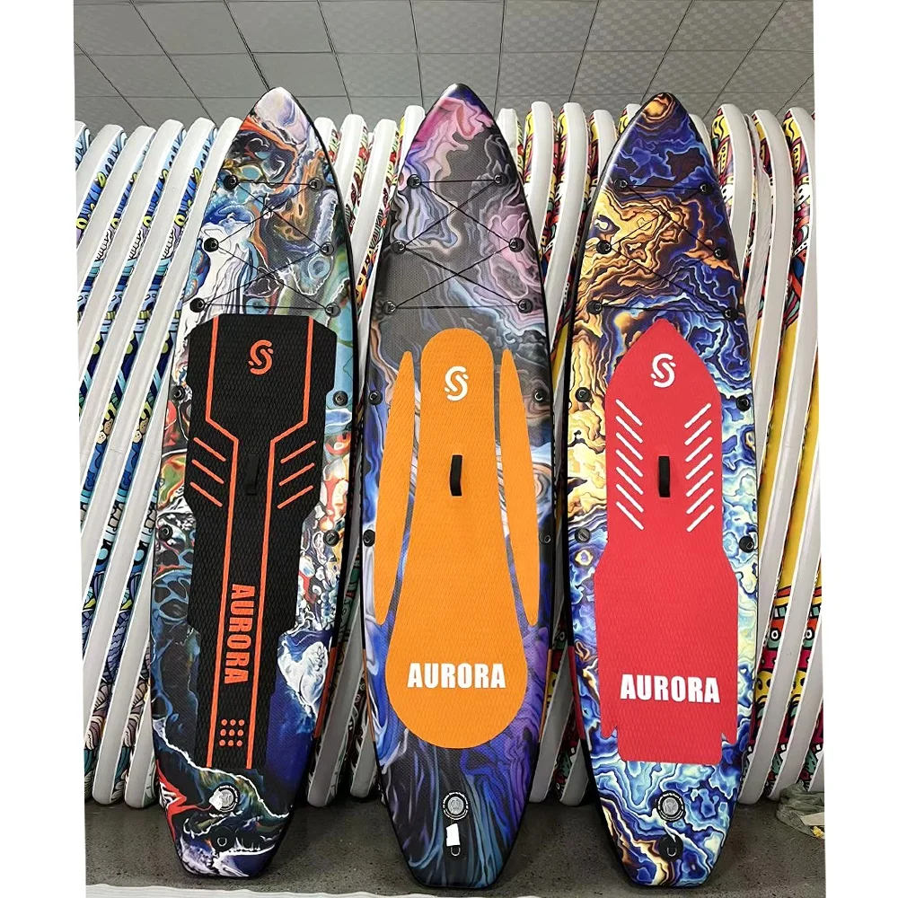 SKATINGER China surfboard manufacturers OEM/ODM  inflatable sup board double layer drop stitch paddle board